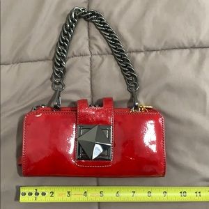 Big Buddha Red Purse Wristlet